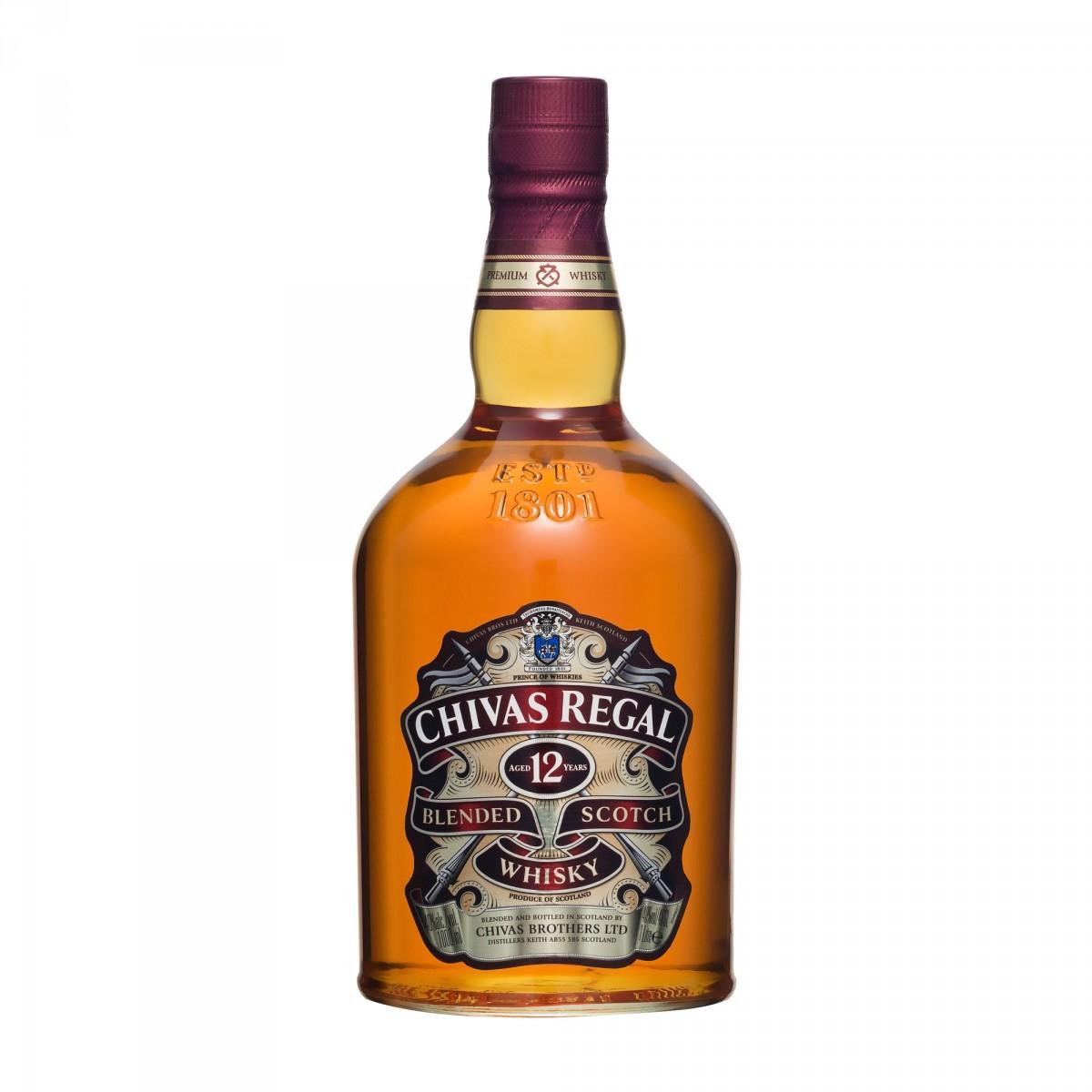 Chivas Regal 12 YO Scotch Whisky 1L 40 Aelia Duty Free